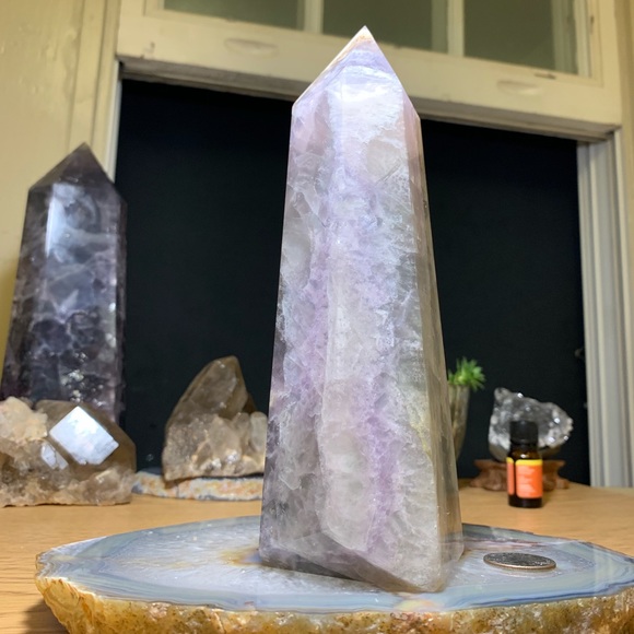 SOLD🔴🔴🔴3 Lb Fluorite Tower - Picture 3 of 6